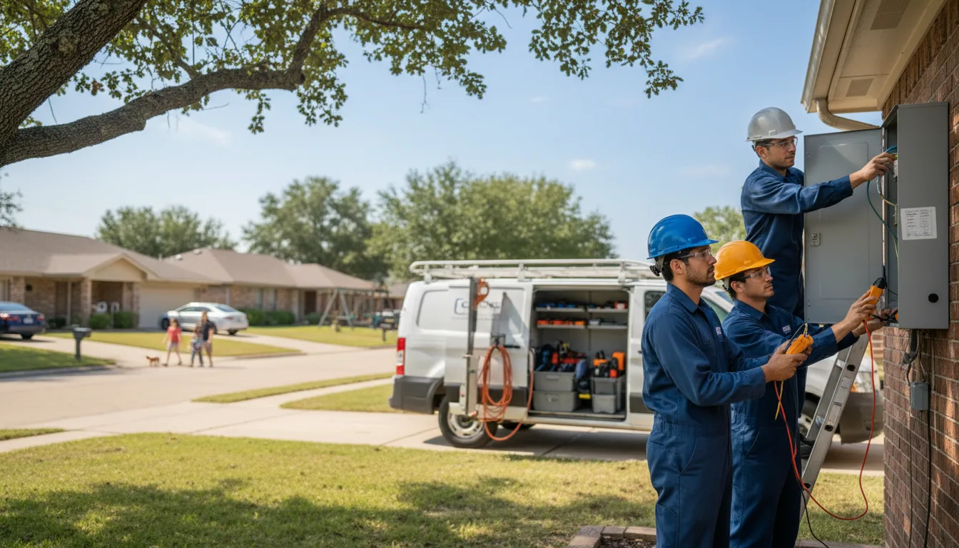 Certified electrician providing emergency electrical services in Williamsville, IL